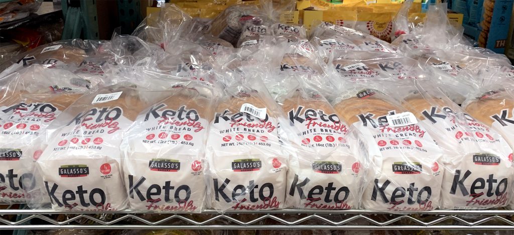 Galasso's Keto friendly bread at Costco