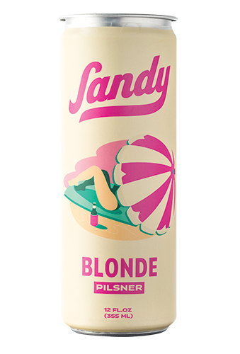 Sandy Blone beer can