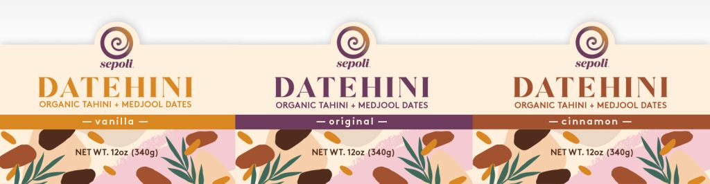 Datehini jar label designs